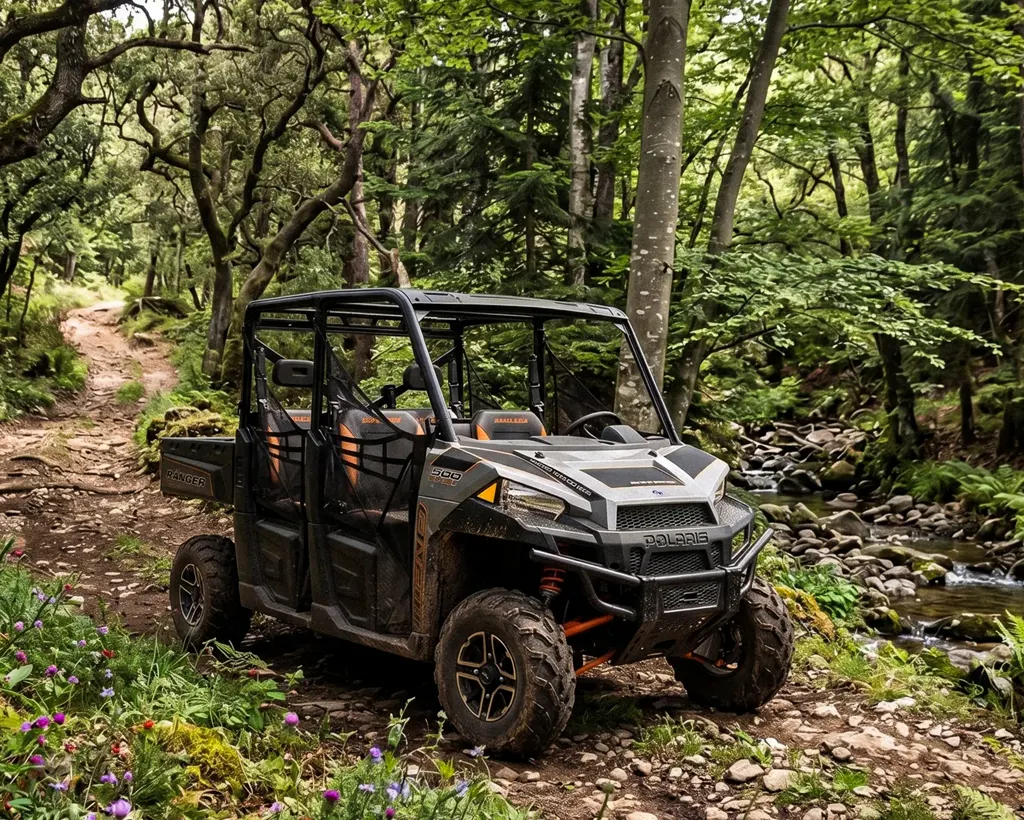 Buggy Polaris 900 im Wald