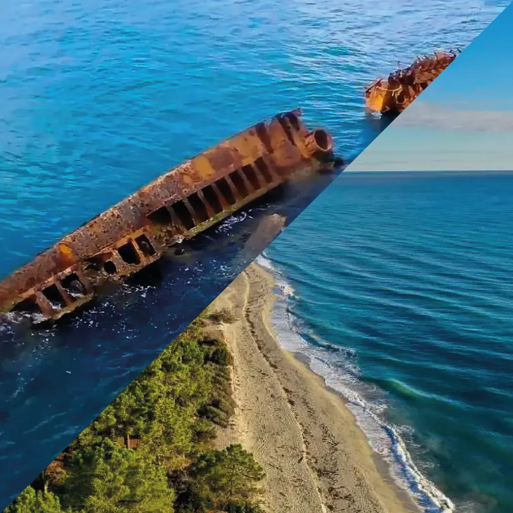 Niagara wreck + Pinia beach